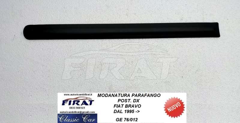 MODONATURA PARAFANGO FIAT BRAVO 95-> POST.DX